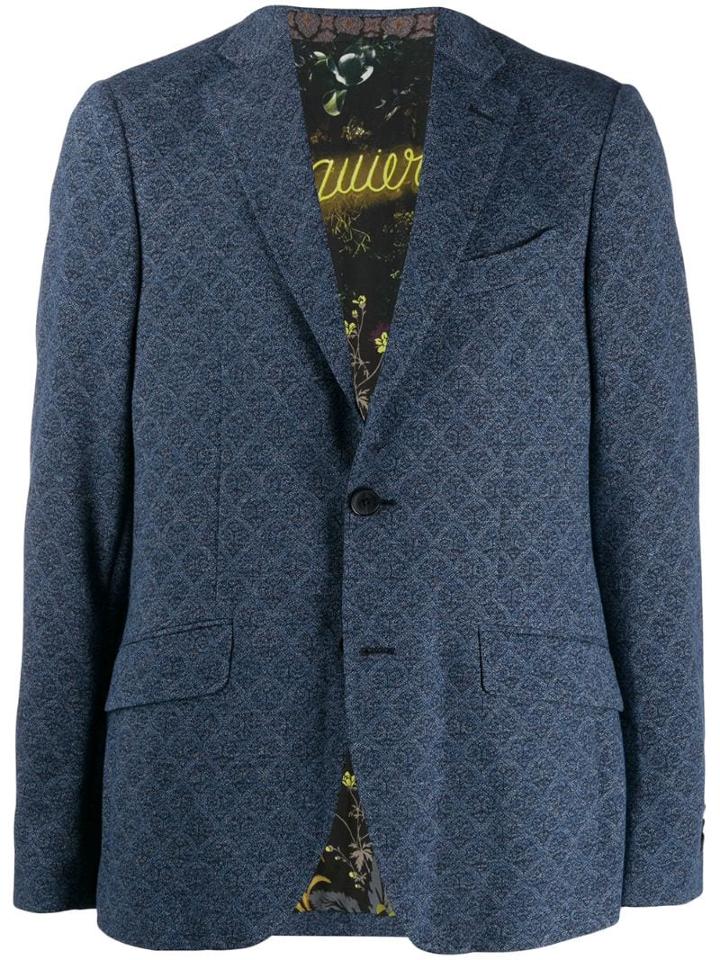 Etro Jersey Jacket - Blue