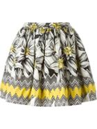 Alice+olivia 'tania' Skirt, Women's, Size: 8, Black, Cotton/nylon/polyester/polyester