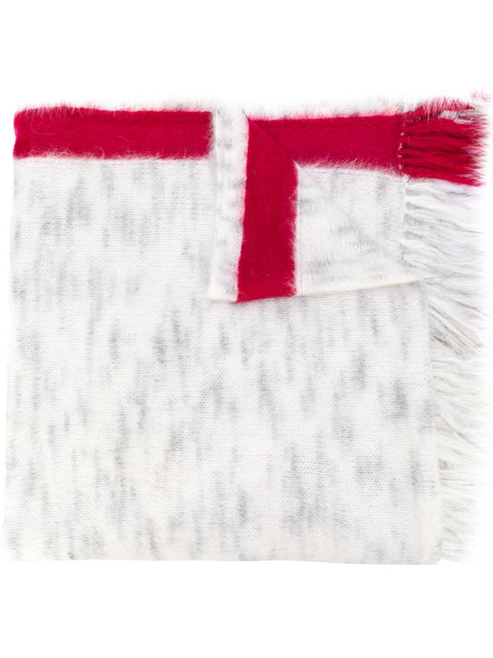 Isabel Marant - Izia Scarf - Women - Polyamide/mohair/wool - One Size, Red, Polyamide/mohair/wool