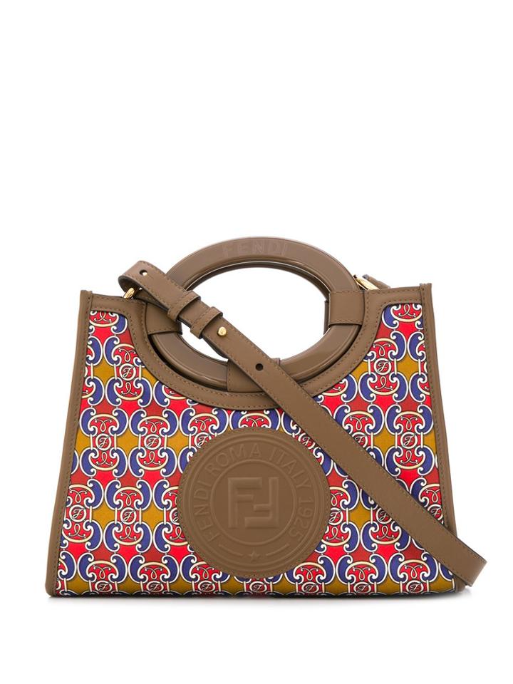 Fendi Fendi 8bh353a8ht F186y Furs & Skins->leather - Brown