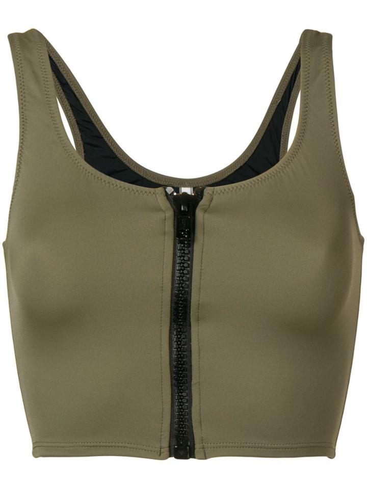 Solid & Striped Christie Bikini Top - Green