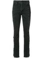 Jonathan Simkhai Lace-up Panel Jeans - Black