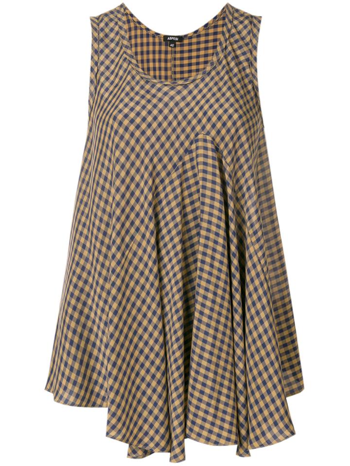 Aspesi U-neck Tank Top - Brown