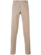 Boglioli - Classic Chinos - Men - Cotton/spandex/elastane - 52, Nude/neutrals, Cotton/spandex/elastane