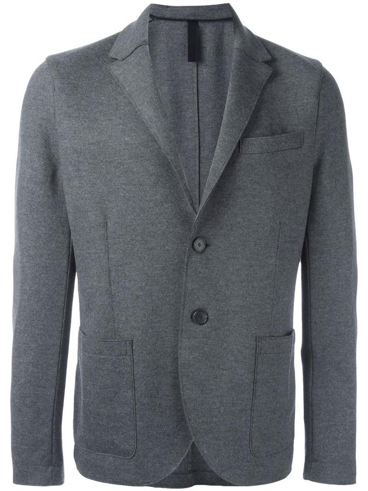 Harris Wharf London 'merrino Interlock' Blazer, Men's, Size: 46, Grey, Virgin Wool