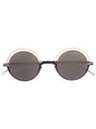 Mykita - Bueno Sunglasses - Women - Stainless Steel - One Size, Black, Stainless Steel
