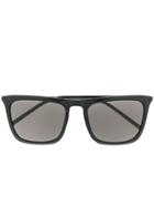 Dkny Branded Square Sunglasses - Black