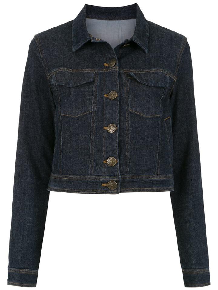 À La Garçonne Cropped Jacket - Blue