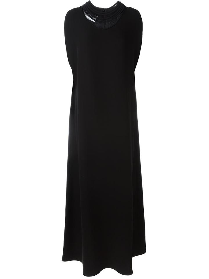Valentino Multi Strand Collar Evening Dress