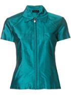 Gucci Vintage Zipped Shortsleeved Shirt - Green