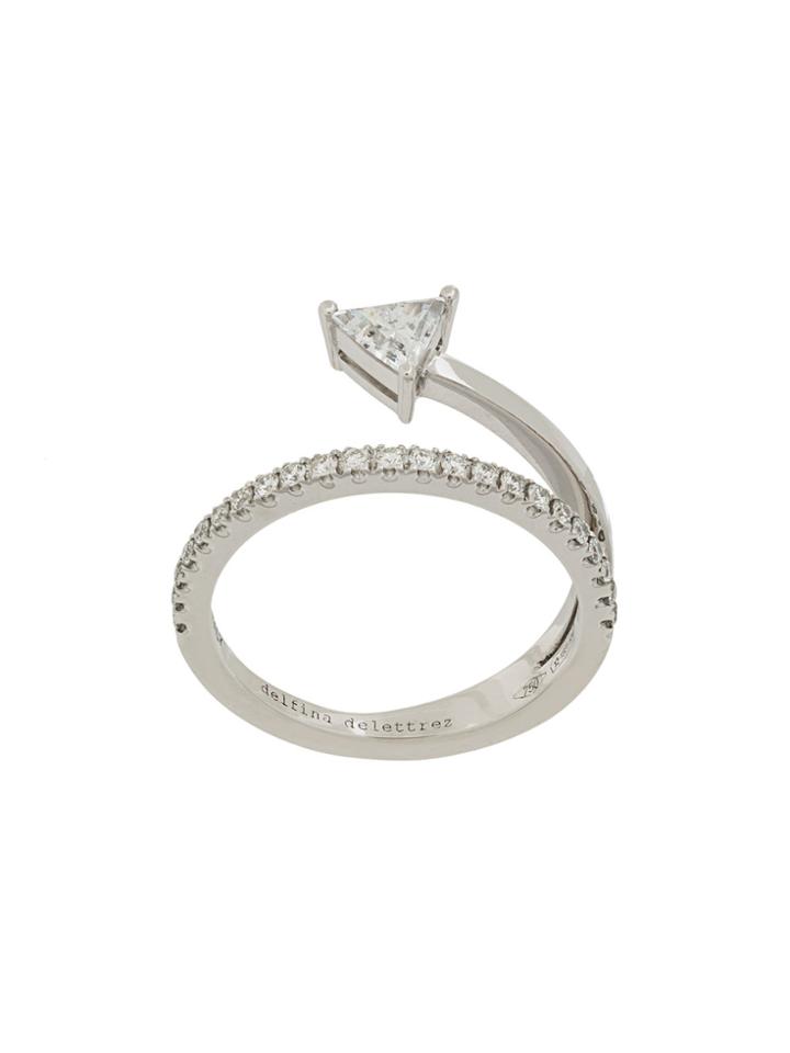 Delfina Delettrez 18kt White Gold Marry Me Ring - Metallic