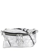 Moschino Quilted Belt Bag - Silver
