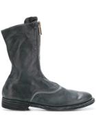 Guidi Zip Front Boots - Blue