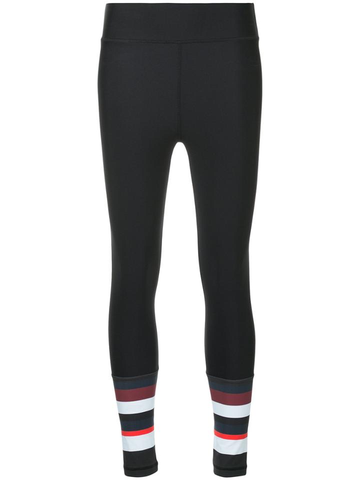 The Upside Colour Stripe Leggings - Black