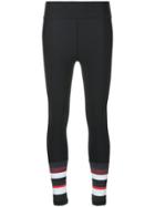 The Upside Colour Stripe Leggings - Black