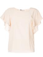 Proenza Schouler Handkerchief Hem Blouse - White