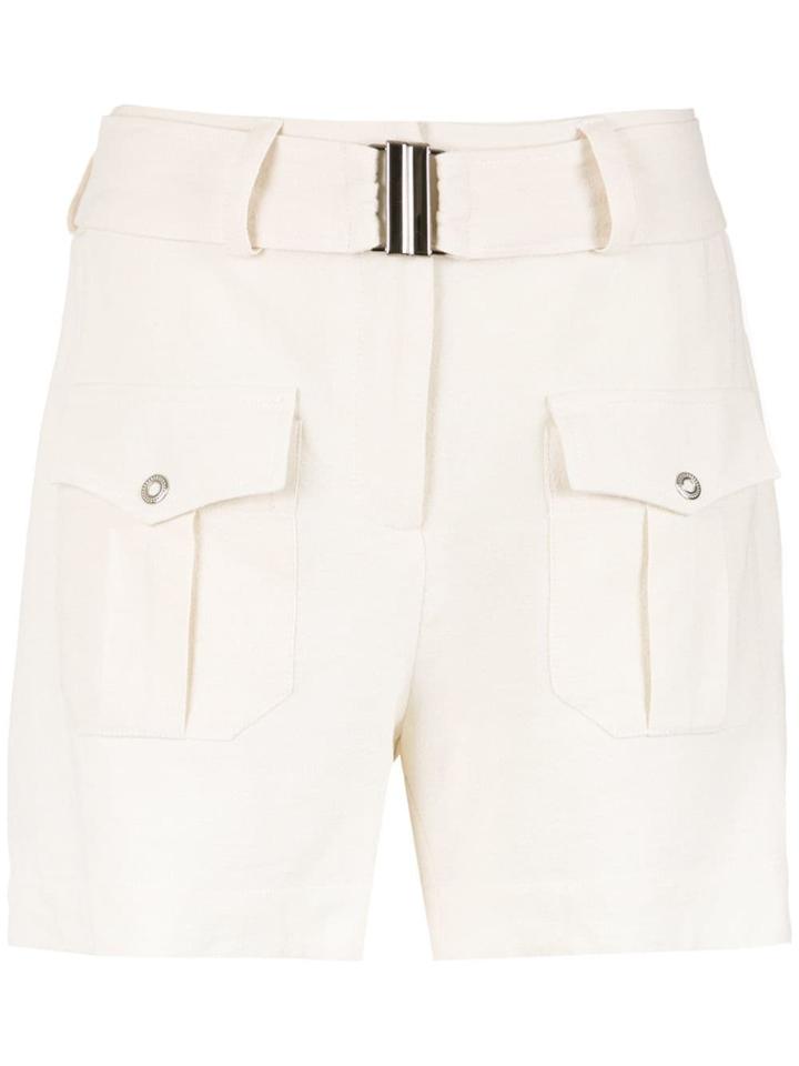 Olympiah Belted Roma Shorts - White