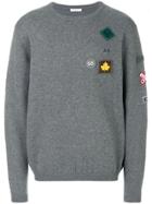 Sun 68 Patch Detail Jumper - Grey