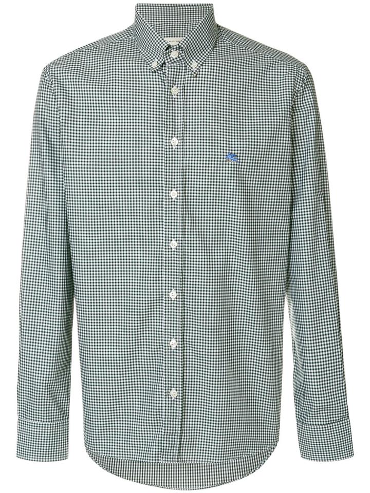Etro Gingham Check Shirt - Green