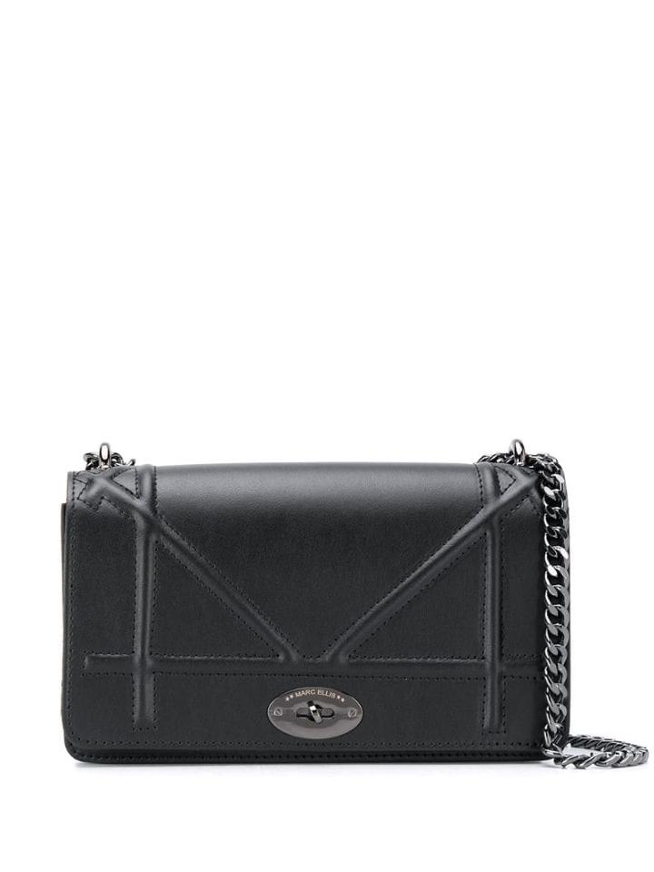Marc Ellis Ruga Shoulder Bag - Black