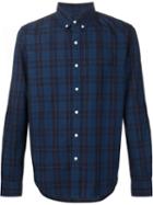 321 Plaid Button Down Shirt, Men's, Size: M, Blue, Cotton