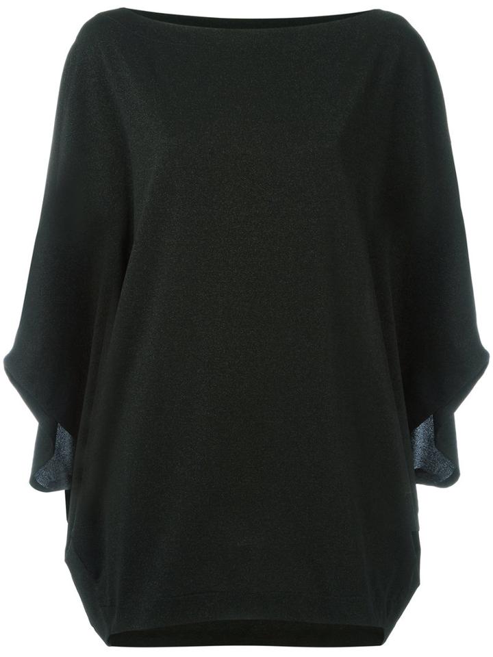 I'm Isola Marras Oversized Top, Women's, Size: Medium, Black, Polyester/spandex/elastane/viscose/polyimide