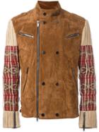 Ports 1961 Contrast Sleeve Zipped Jacket