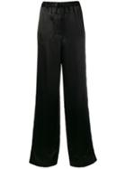 Jil Sander Gianmarco Satin Trousers - Black