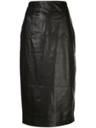 Kiki De Montparnasse Bustle Pencil Skirt - Black