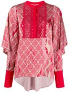 Three Floor Romantique Printed Blouse - Pink
