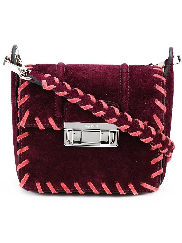 Lanvin Mini 'jiji' Shoulder Bag, Women's, Pink/purple