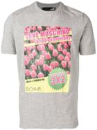 Love Moschino Tulipa Graphic Print T-shirt - Grey