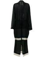 Comme Des Garçons Vintage 1993 Skirt And Cardigan Ensemble - Blue