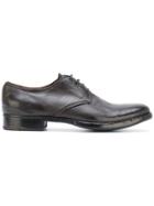 Premiata Distressed Sole Derby Shoes - Brown