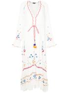 Hemant And Nandita Embroidered Maxi Dress - White