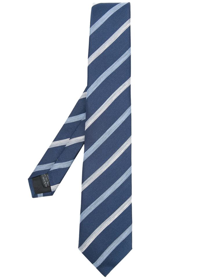 Cerruti 1881 Asymmetric Stripe Tie - Blue