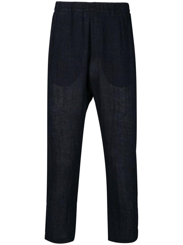Barena Elastic Waist Trousers - Blue