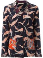 Valentino Bird Print Blazer