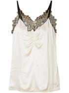 Helmut Lang Lace Trimmed Camisole - Nude & Neutrals
