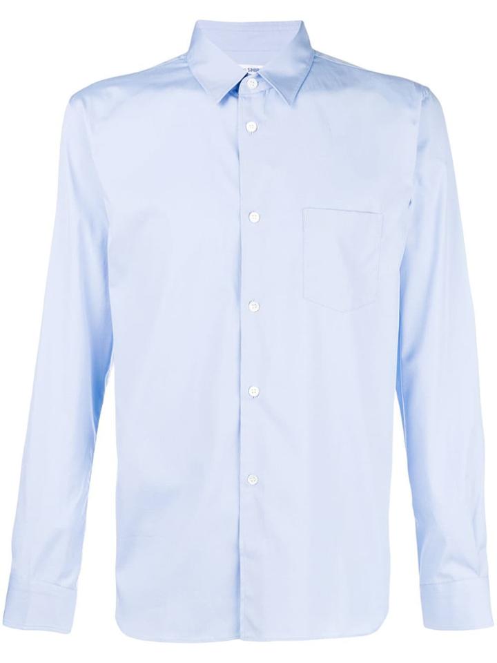 Comme Des Garçons Shirt Boys Printed Shirt - Blue