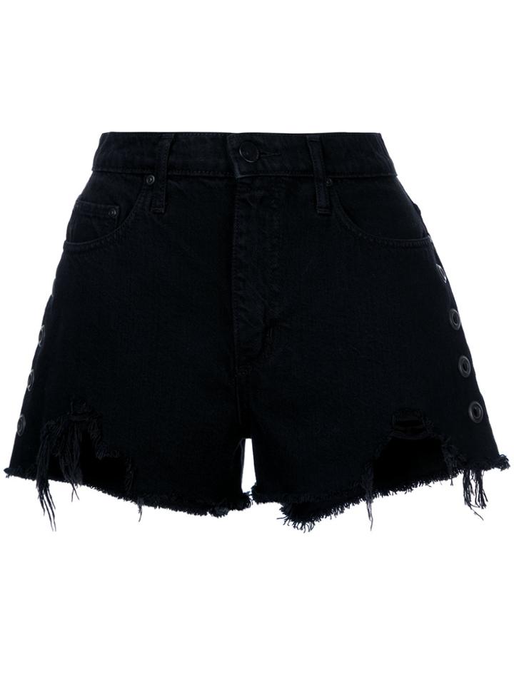 Nobody Denim Skyline Raw Riveted - Black