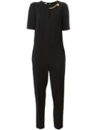 Stella Mccartney 'falabella' Jumpsuit, Women's, Size: 40, Black, Viscose/acetate/spandex/elastane/metal (other)