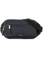 Christian Dior Pre-owned Stripe Waist Bumbag - Blue