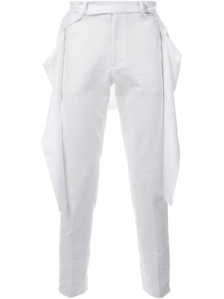 Dressedundressed Tailored Trousers, Men's, Size: 2, White, Cotton
