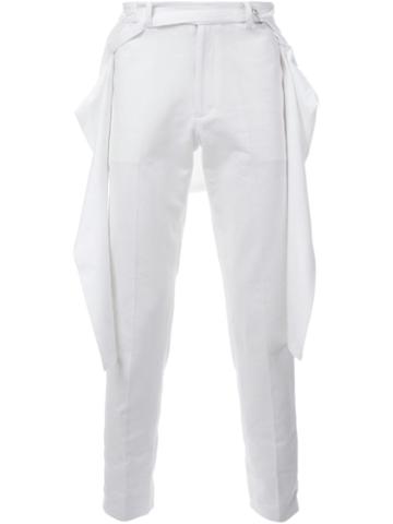 Dressedundressed Tailored Trousers, Men's, Size: 2, White, Cotton