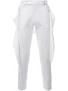 Dressedundressed Tailored Trousers, Men's, Size: 2, White, Cotton