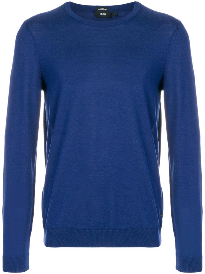 Boss Hugo Boss Lightweight Sweatshirt - Blue