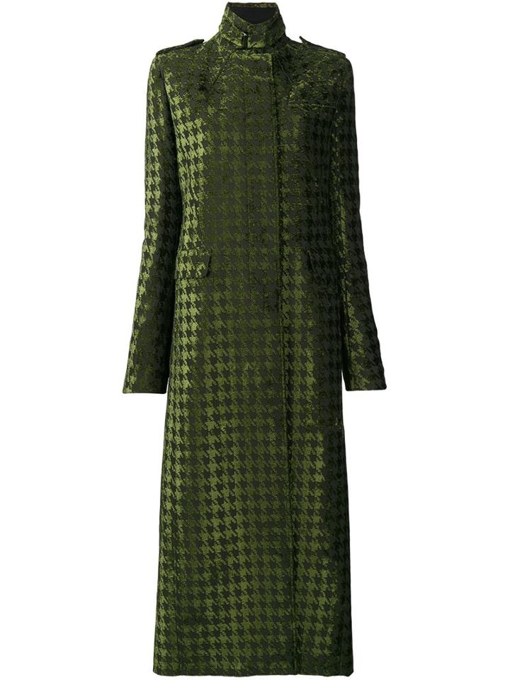 Haider Ackermann Houndstooth Fitted Coat