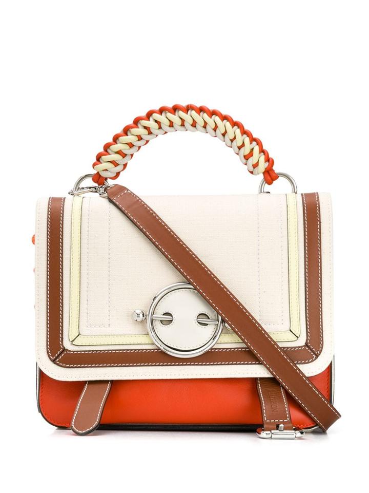 Jw Anderson Woven Handle Tote - Neutrals