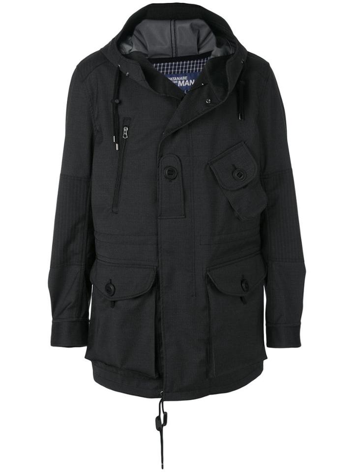 Junya Watanabe Man Hooded Parka - Grey
